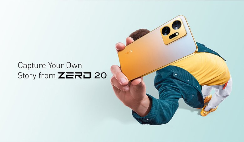 Infinix Zero 20 в золотом цвете. Фото: gsmarena.com