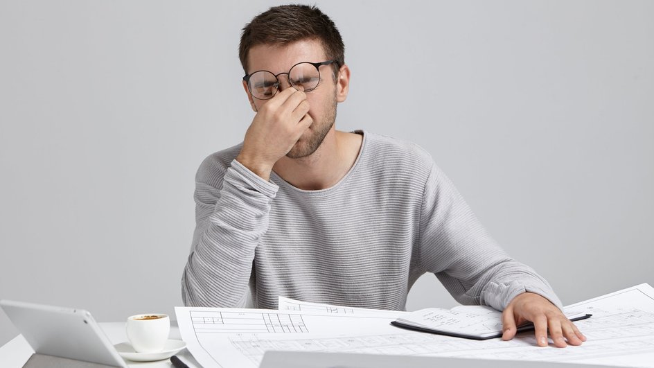 Мужчина на работе Мужчина на работе