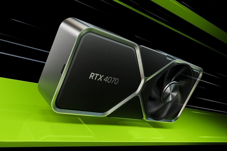 Промоизображение новой RTX 4070. Фото: NVIDIA