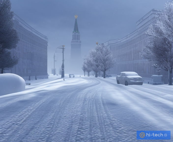 Аномальные холода пришли и в Москву в фантазиях нейросети. Листайте галерею ниже, чтобы увидеть морозную Россию.