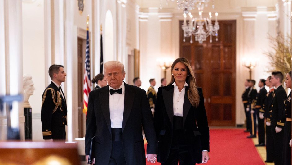 Мелания Трамп и Дональд Трамп Мелания Трамп и Дональд Трамп