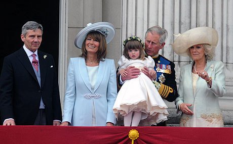 Родители Кейт Миддлтон с принцом Чарльзом и Камиллой Паркер Боулз