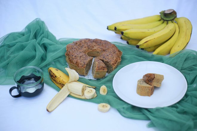 Бананы и банановый хлеб