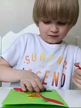 Скриншот видео (сообщество Поделки для детского сада и школы)