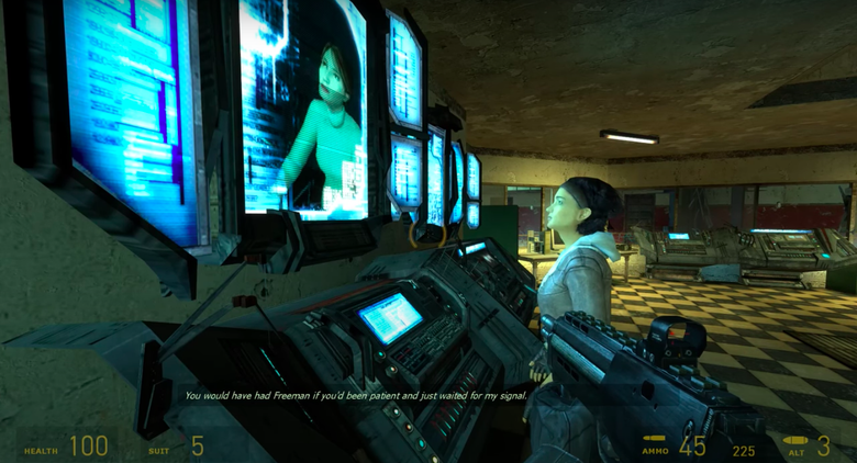 Кадр из игры Half-Life 2.