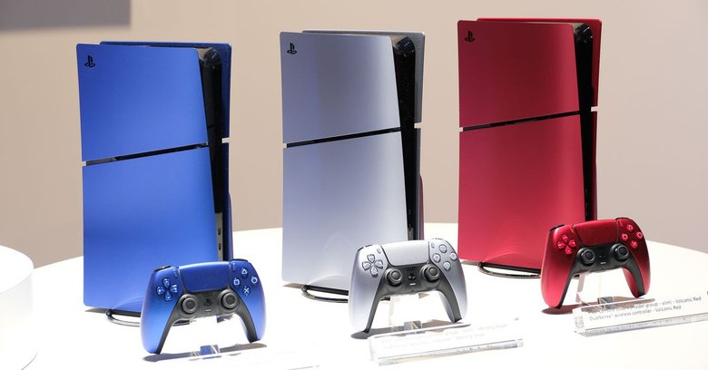 Съемные боковые панели для консоли PS5 Slim. Фото: theverge.com