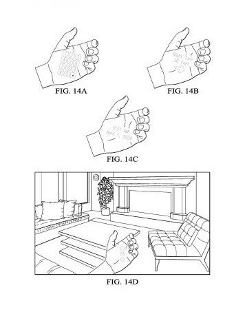 На первой фотографии найденные патенты, на второй – пример того, как это будет выглядеть. Фото: 9to5google