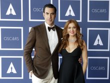 Саша Барон Коэн и Айла Фишер