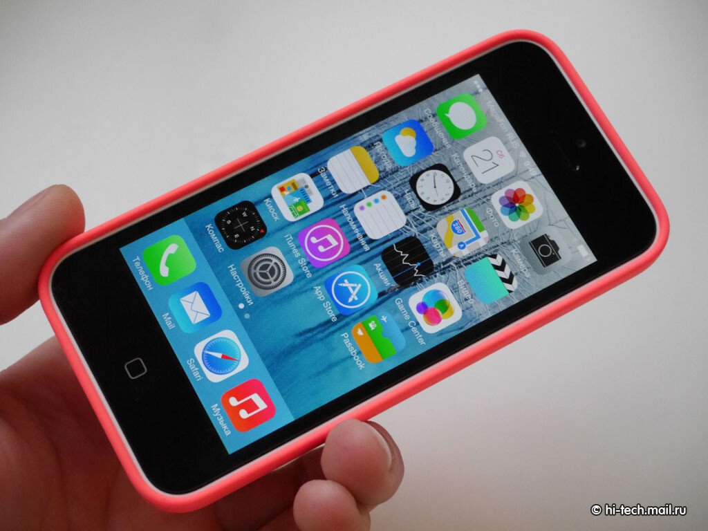 Обзор iPhone 5c: первый разноцветный смартфон Apple - Hi-Tech Mail.ru