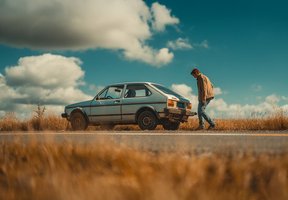 Автомобиль на обочине