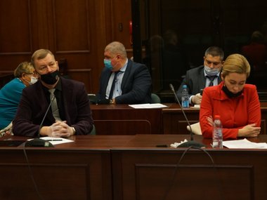 slide image for gallery: 26782 | Обстановка в зале Мосгорсуда перед первым апелляционным заседанием по делу Михаила Ефремова