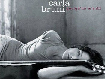 Slide image for gallery: 1396 | Обложка первого альбома Карлы Бруни Quelqu'un m'a dit, изданного в 2002 году