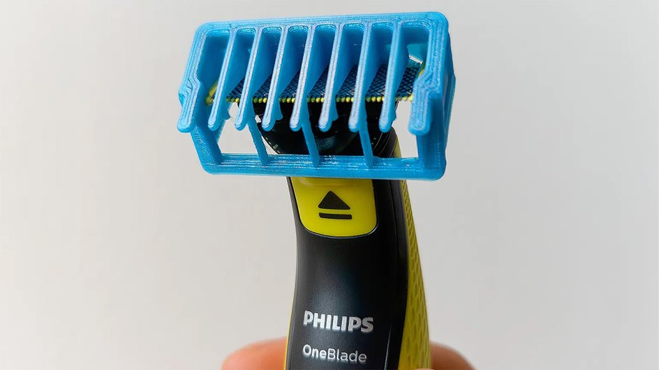 3D-печатная насадка для триммера Philips OneBlade 3D-печатная насадка для триммера Philips OneBlade