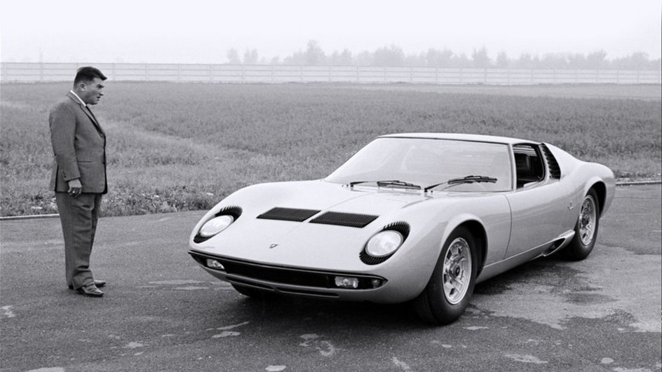 Lamborghini Miura и Ферруччо Ламборгини Lamborghini Miura и Ферруччо Ламборгини