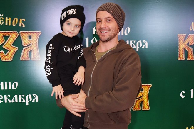 Марк Богатырев с сыном