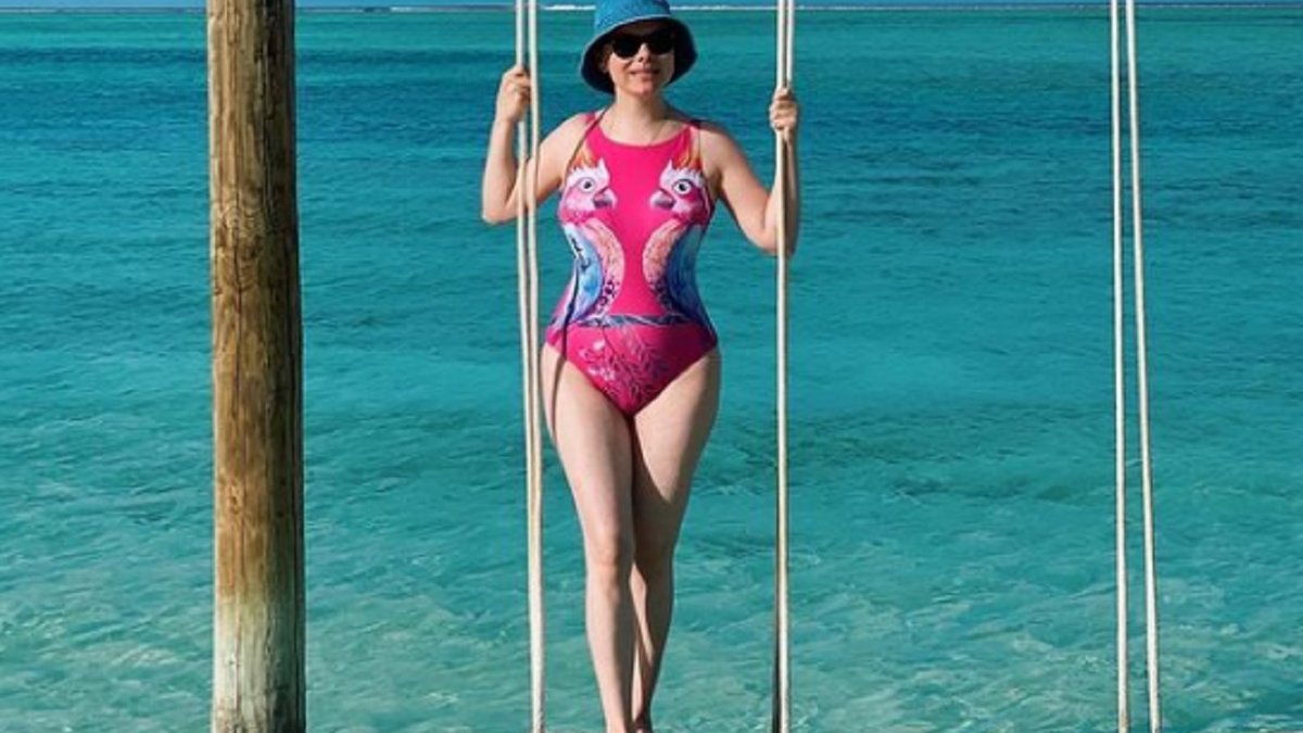 Татьяна Брухунова в купальнике в Дубае