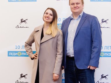 Slide image for gallery: 6273 | Старший менеджер подразделения спецпроектов Mail.Ru Group Елена Никитина и Андрей Михальченко, руководитель подразделения специальных проектов Mail.Ru Group