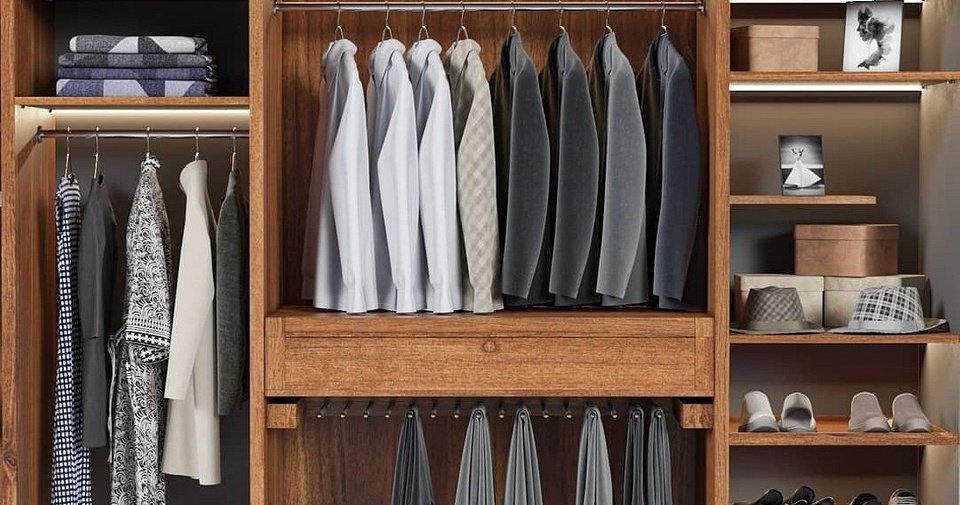 Подбираем глубину шкафа: платяного, под верхнюю одежду и для гардеробных систем