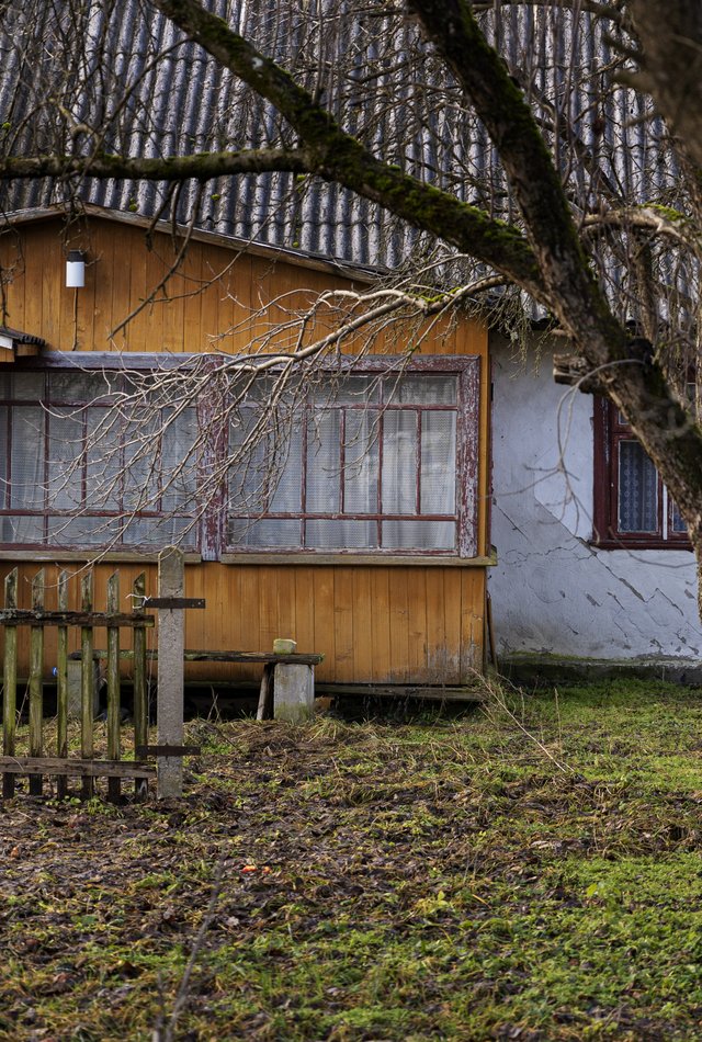 Дача, дом, осень