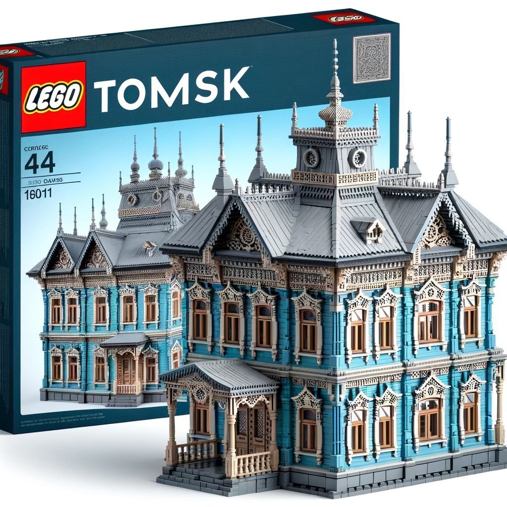 Старинные дома России представили в стиле LEGO (фото)