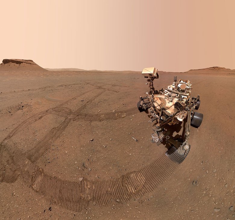Так выглядит последнее селфи марсохода. Фото: NASA