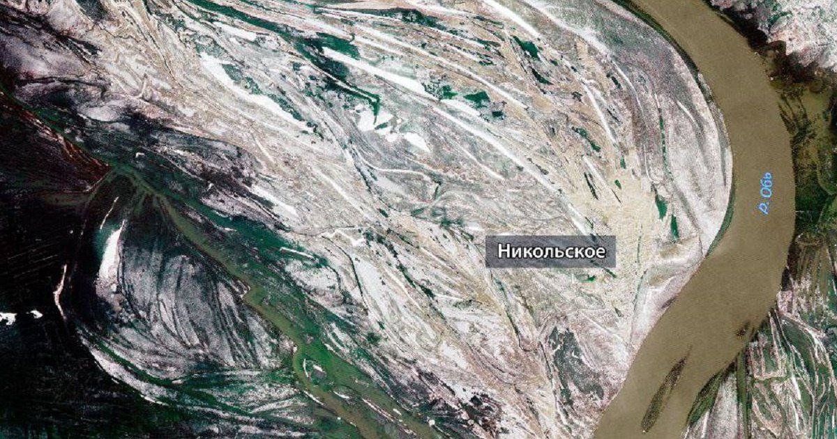 Паводки в Томской области показали с огромной высоты