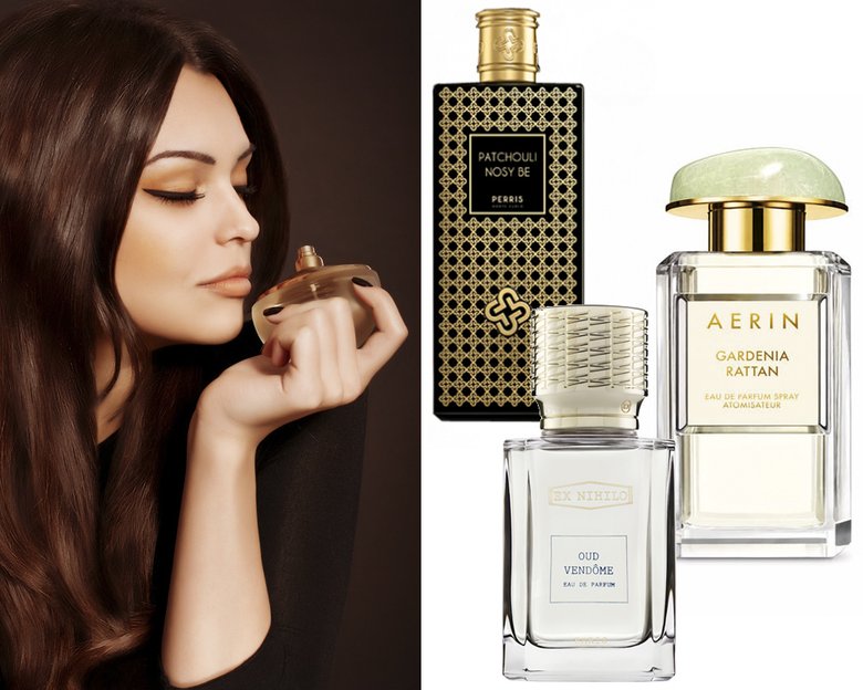 Ароматы: Patchouly Nosy Be, Perris Monte Carlo; Oud Vendome, Ex Nihilo; Gardenia Rattan, Aerin. Ароматы: Patchouly Nosy Be, Perris Monte Carlo; Oud Vendome, Ex Nihilo; Gardenia Rattan, Aerin.