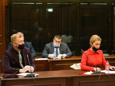 slide image for gallery: 26782 | Обстановка в зале Мосгорсуда перед первым апелляционным заседанием по делу Михаила Ефремова