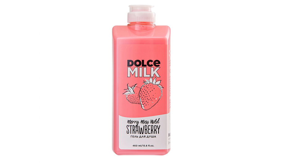 Женский гель для душа фирмы Dolce Milk серии «Мисс "Клубничный компромисс"» Женский гель для душа фирмы Dolce Milk серии «Мисс "Клубничный компромисс"»