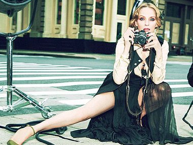 Slide image for gallery: 4278 | Красотка Ума Турман стала главной героиней американского журнала Vs Magazine в сентябре