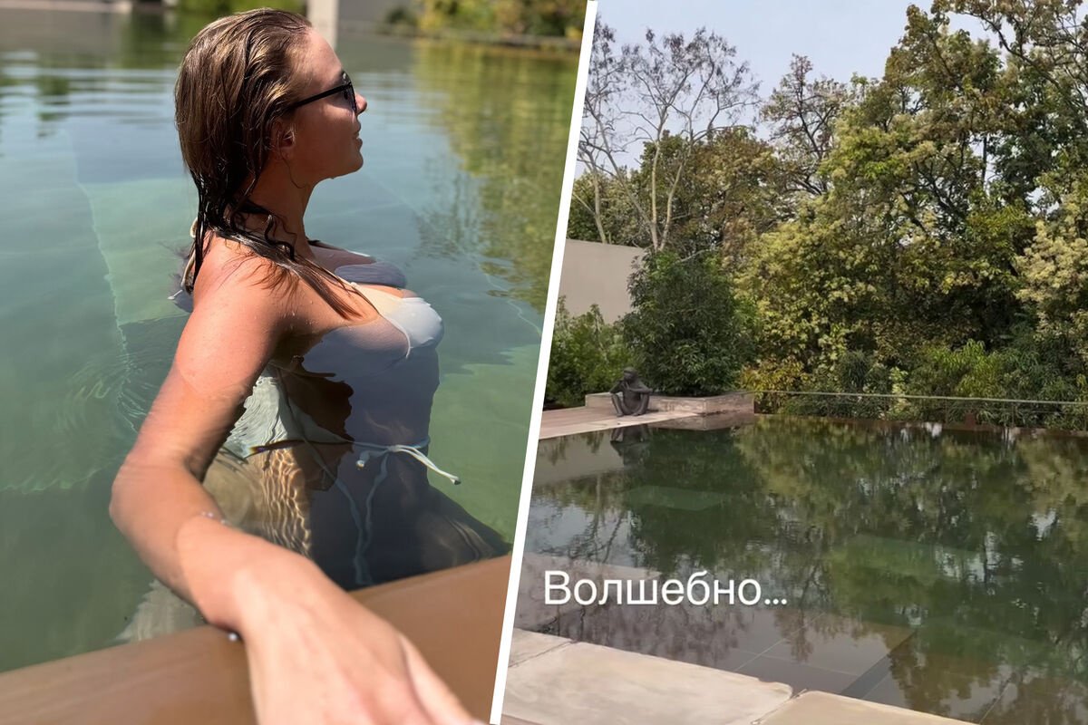 Жена Диброва показала фото в бикини из отеля в Индии, где запрещено снимать: "Мы же русские"