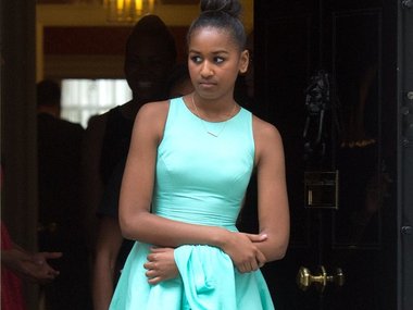 Slide image for gallery: 6889 | Младшей дочери экс-президента США Саше 15 лет