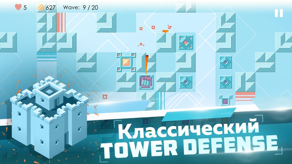 Мобильная игра Mini TD 2: Relax Tower Defense