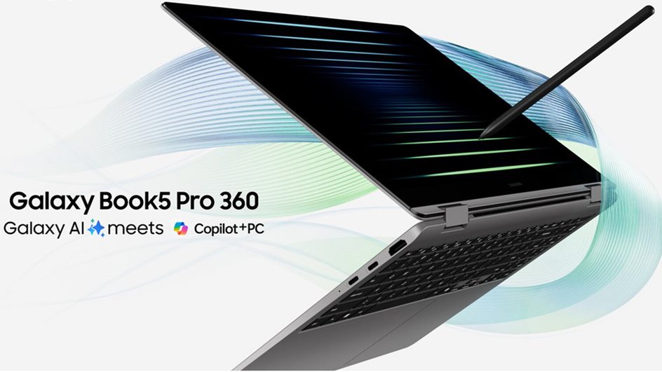 Ноутбук-трансформер Galaxy Book5 Pro 360 (фото: Samsung)