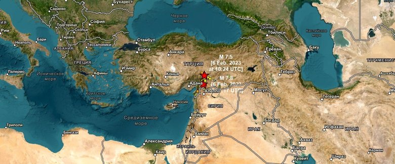 Турция на карте. Фото: UNOSAT