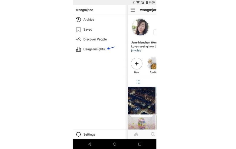 Скриншот нового раздела в Instagram для Android
