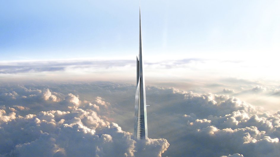 Высота строящейся Башни Джидды составит 1 км. Новое 2-километровое здание затмит даже ее