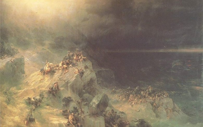 Иван Айвазовский «Всемирный потоп», 1864 год