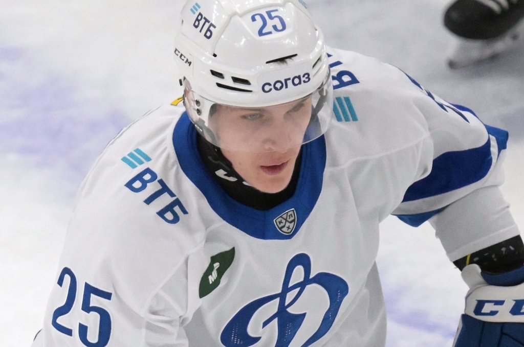 Форвард «Динамо» Чернышов выбран первым во 2-м раунде драфта НХЛ