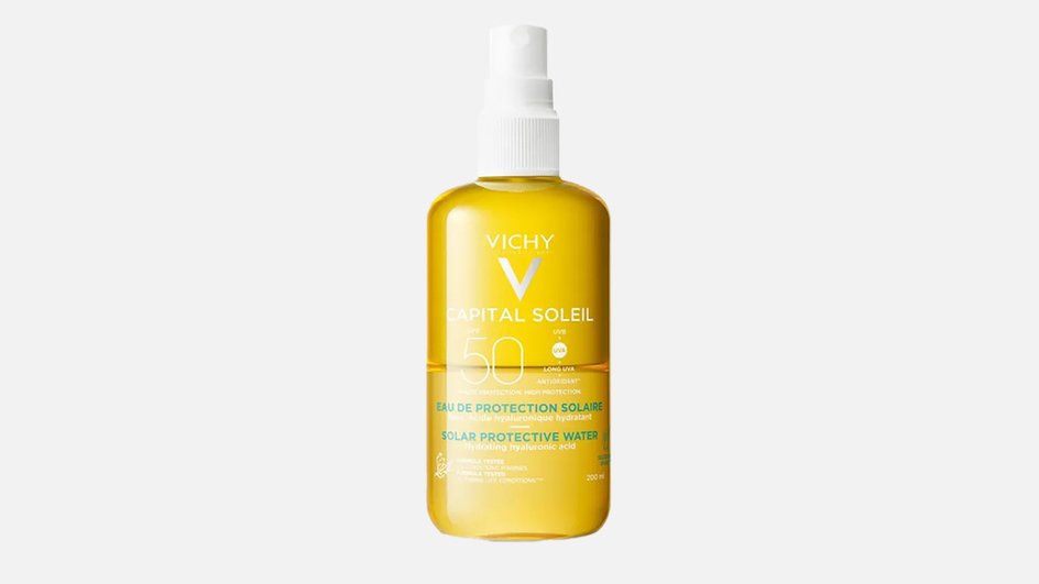 Солнцезащитный двухфазный спрей для тела Capital Ideal Soleil SPF 50, Vichy Солнцезащитный двухфазный спрей для тела Capital Ideal Soleil SPF 50, Vichy