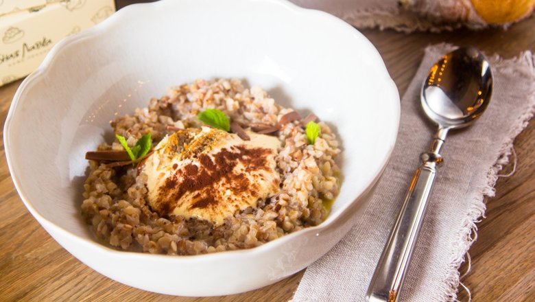 Идеальный завтрак: гречневая каша с тирамису - лучший рецепт