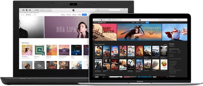 iTunes на Windows и macOS