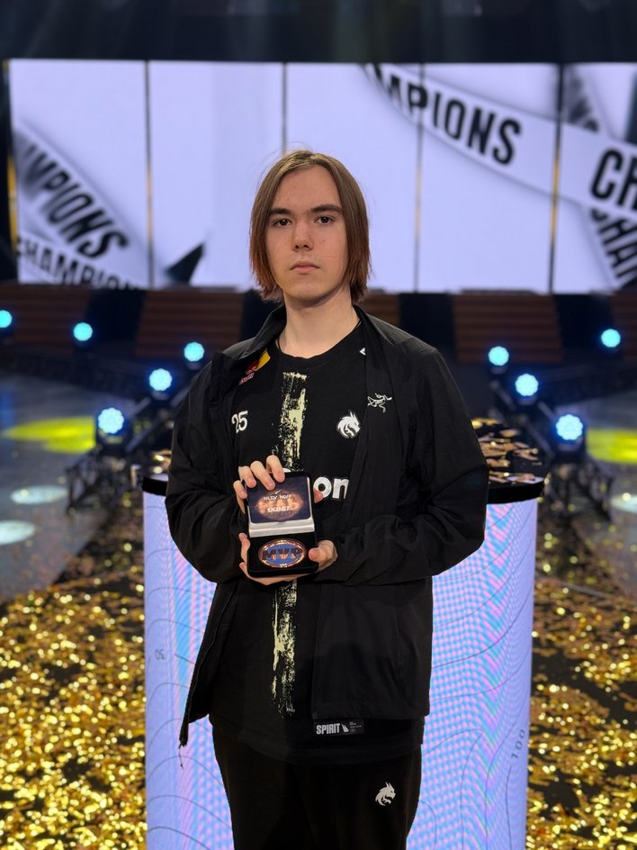 donk после победы на PGL Astana donk после победы на PGL Astana