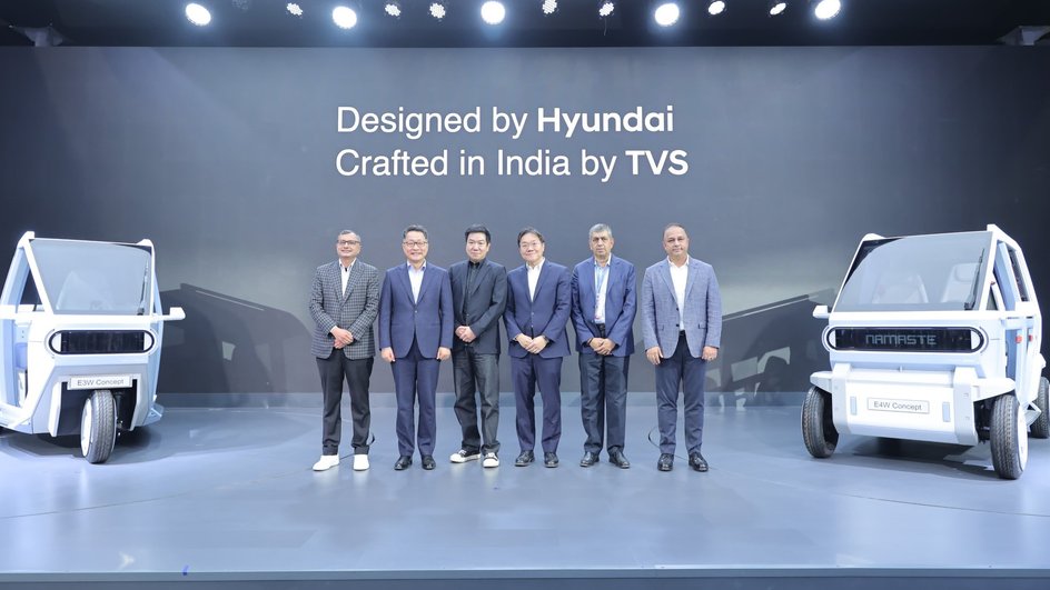 Hyundai и TVS Motor тук-туки E3W и E4W