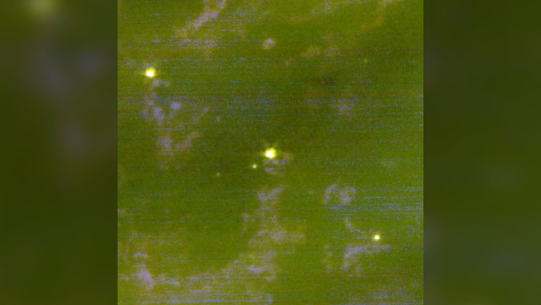 Крупный план одной из центральных звезд туманности Кольцо. Фото: NASA/ESA/CSA/Institute for Earth and Space Exploration/JWST Ring Nebula Imaging Project