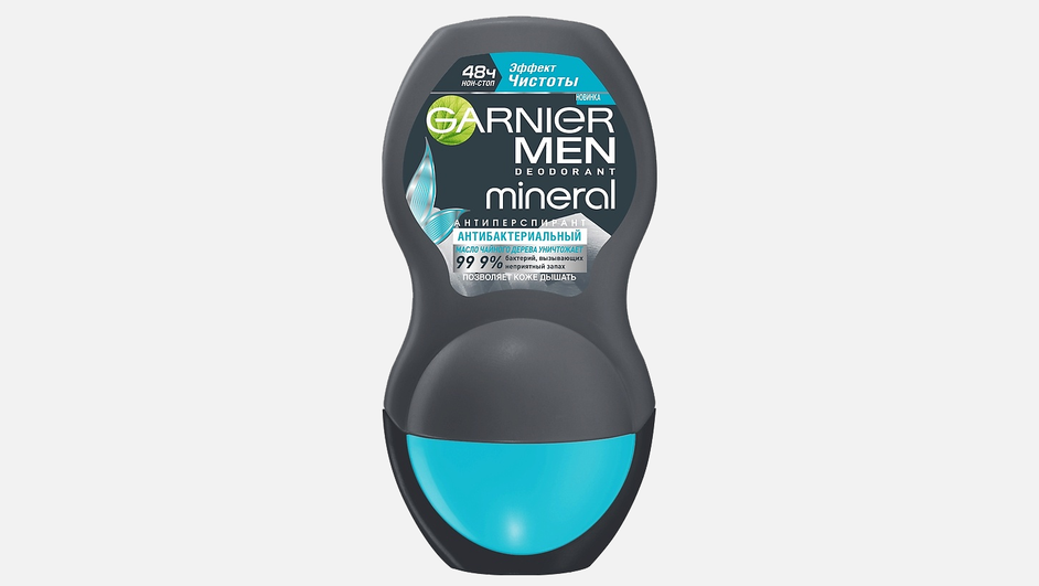 Мужской дезодорант от пота фирмы Garnier серии Men Mineral Мужской дезодорант от пота фирмы Garnier серии Men Mineral