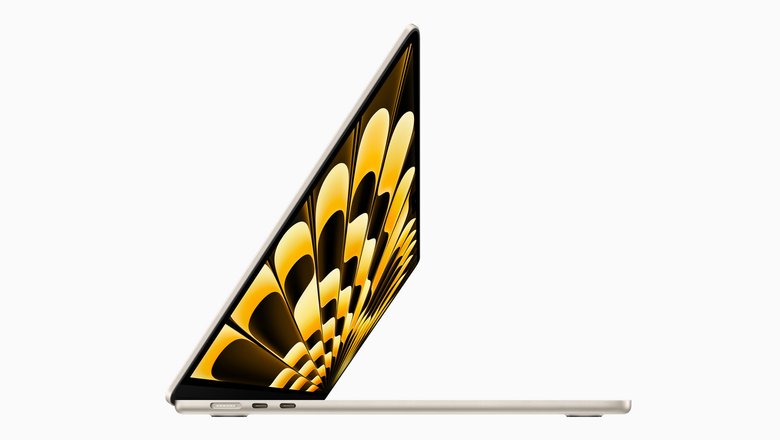 Так выглядит MacBook Air с 15-дюймовым экраном. Фото: Apple
