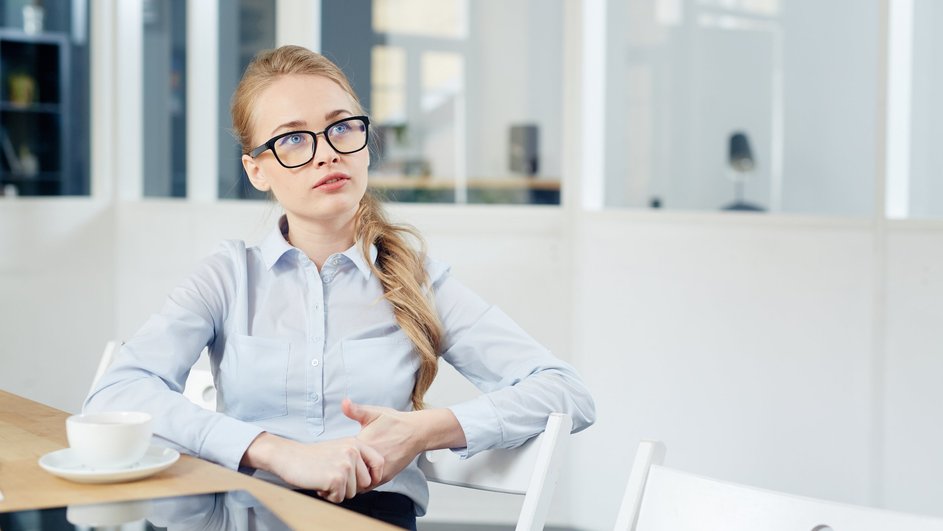 Девушка на работе Девушка на работе