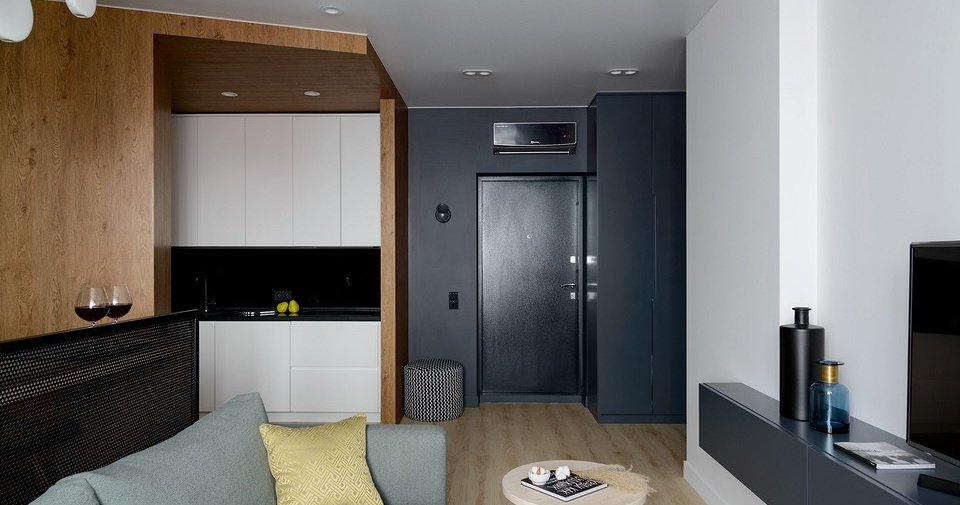 5 примеров умного и функционального дизайна однокомнатной квартиры