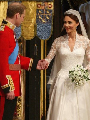 Slide image for gallery: 14883 | Свадьба Кейт Миддлтон и принца Уильяма 
Фото: legion-media.ru